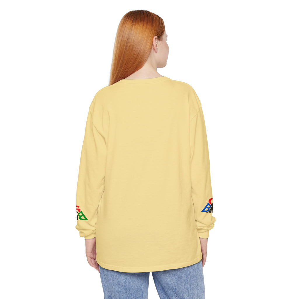 Motivational Long Sleeve Tee — “Diagnosis Without Action Becomes Curiosity” Graphic
