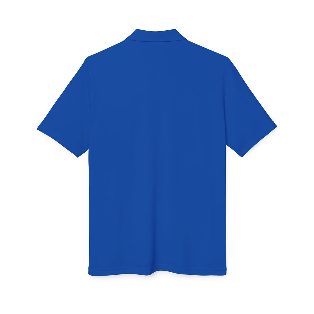 Performance Polo — Small 'RFP' Retro Flag Logo Chest