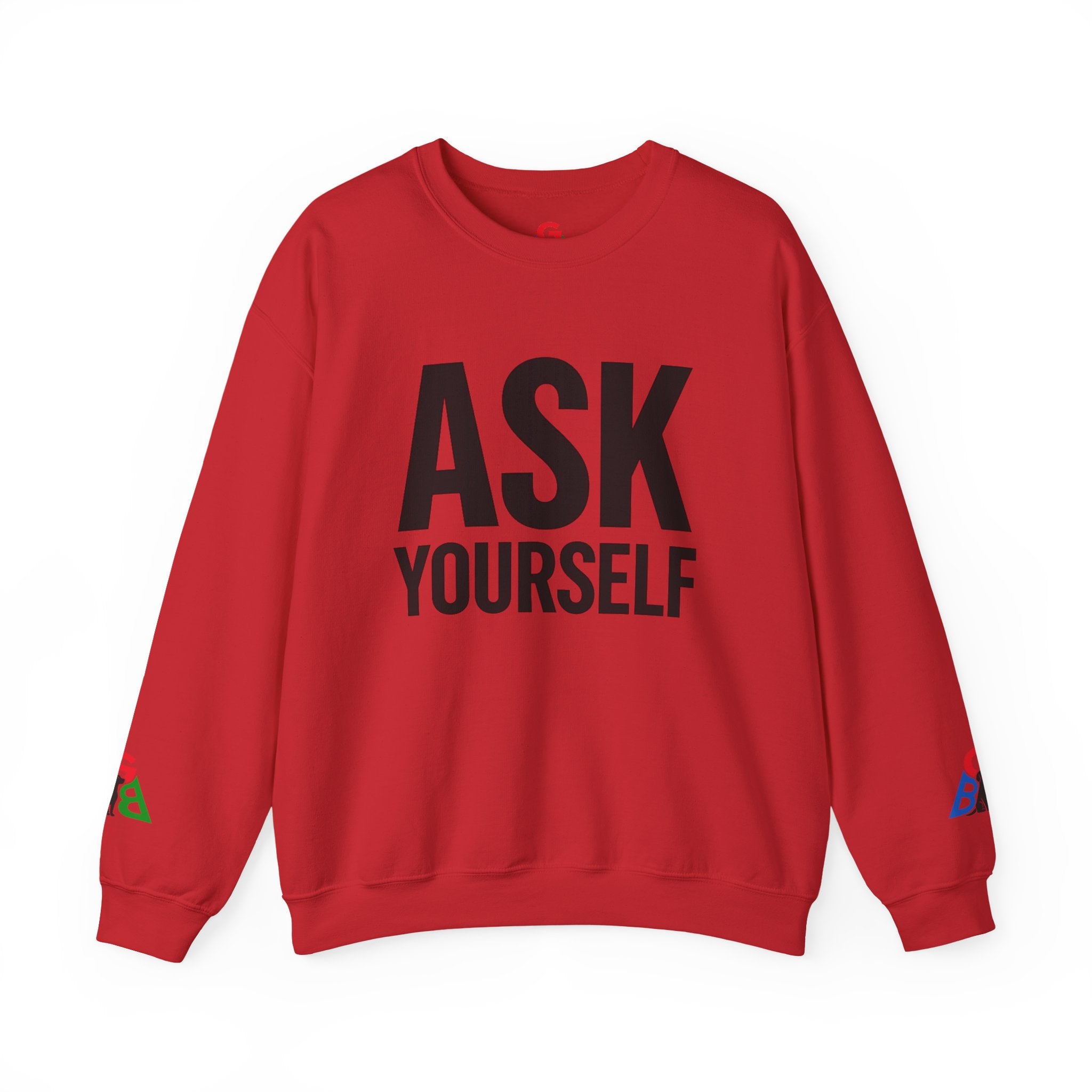 Ask Yourself Sweatshirt — Inspirational Christian Crewneck (Is God Saying Yes or No?)