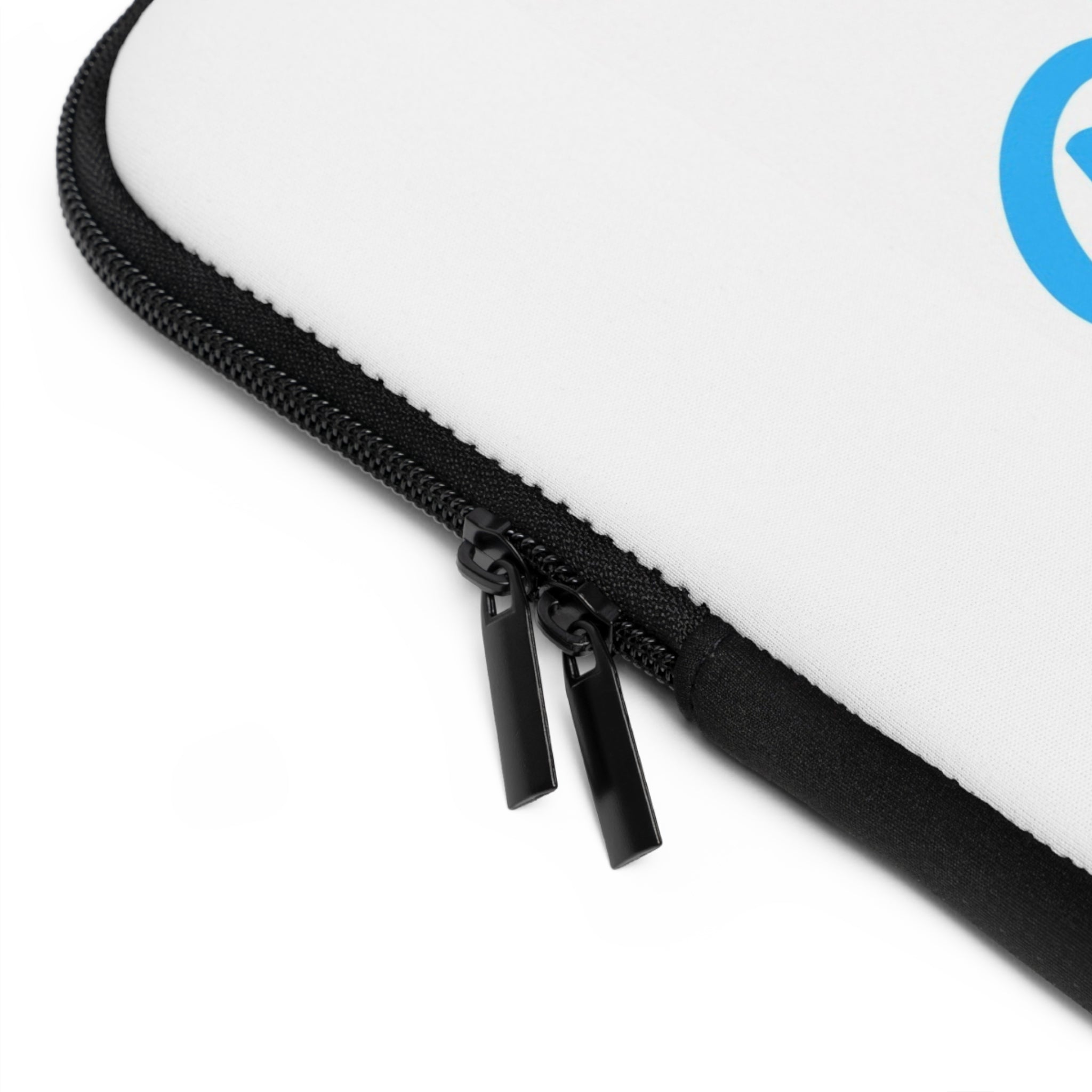 Pet Parent Lifestyle Laptop Sleeve — Cute Blue Script Protective Case