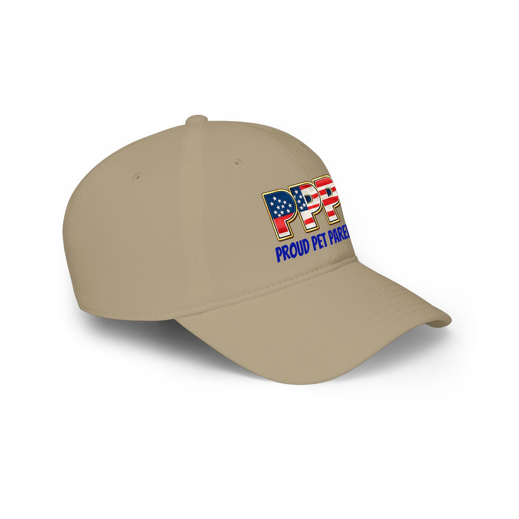 Proud Pet Parent (PPP) American Flag Low-Profile Baseball Cap