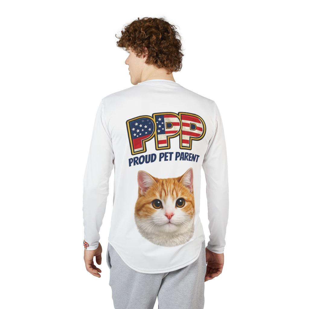 Proud Pet Parent Long Sleeve Shirt — Customizable Pet Name & Photo UV Protection