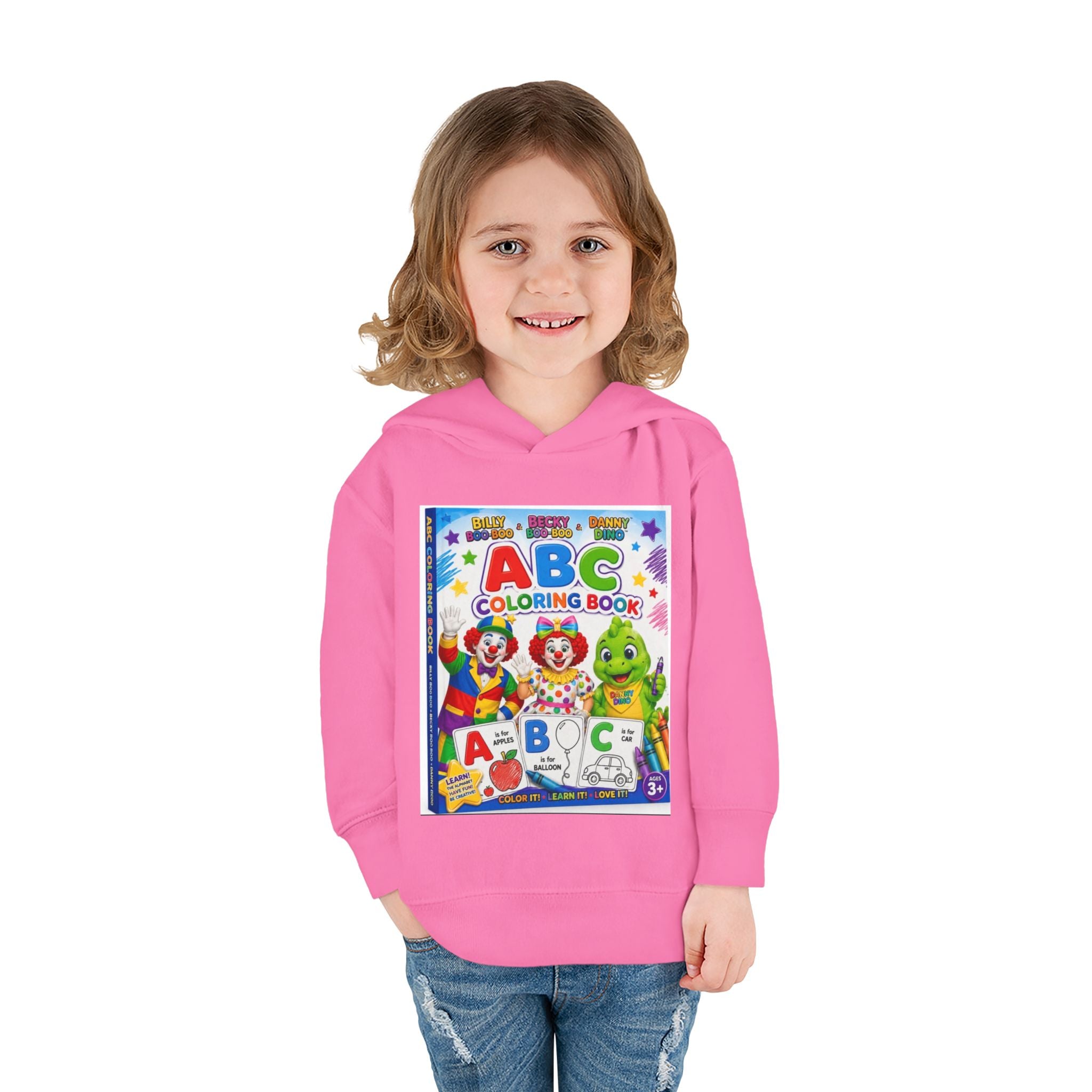 ABC Coloring Book Toddler Hoodie — Cute Educational Pullover for Kids