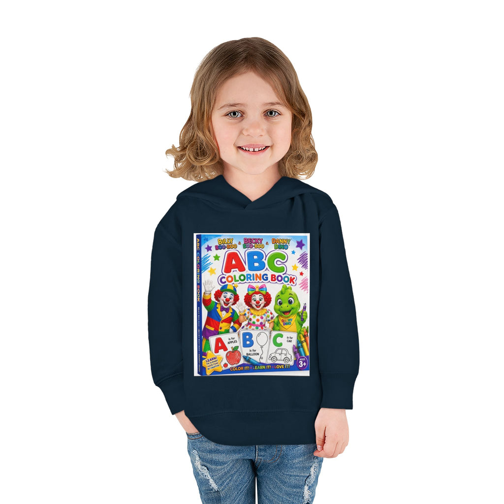ABC Coloring Book Toddler Hoodie — Cute Educational Pullover for Kids
