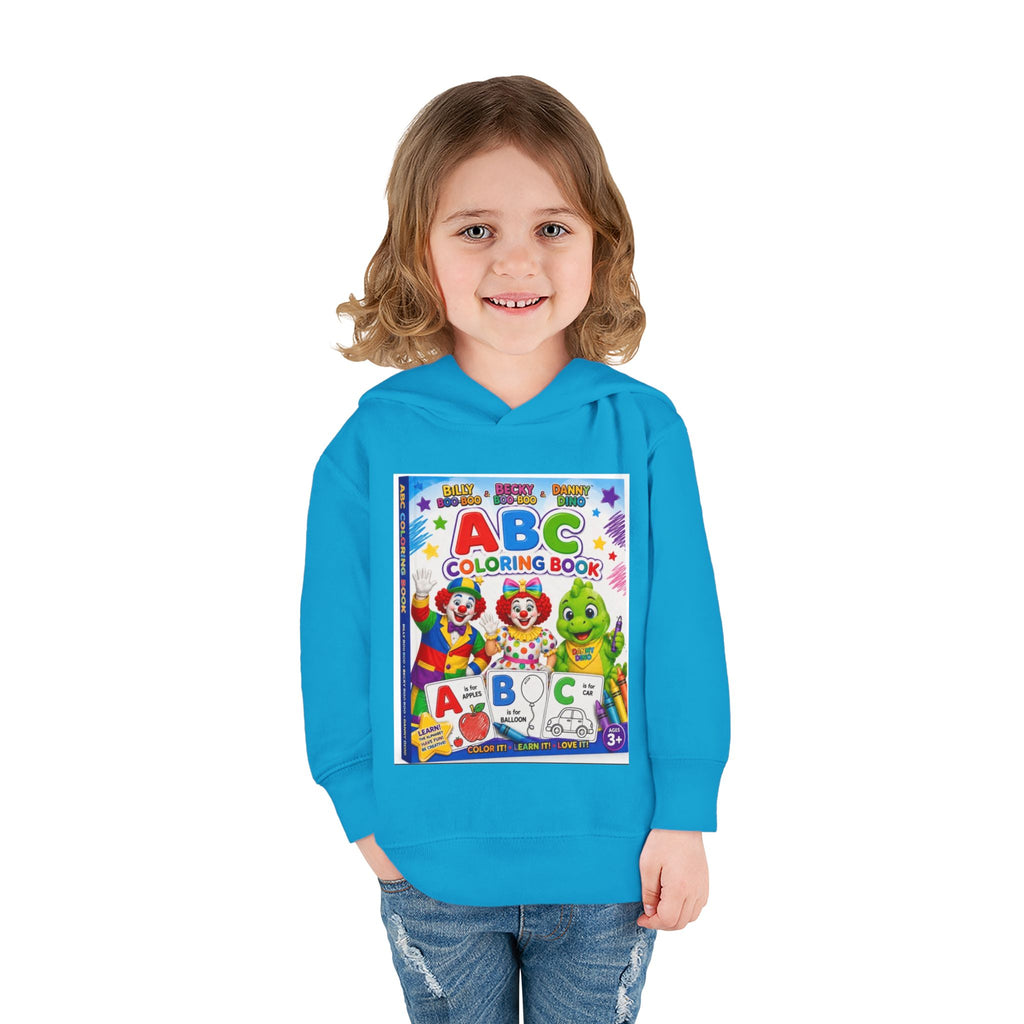 ABC Coloring Book Toddler Hoodie — Cute Educational Pullover for Kids
