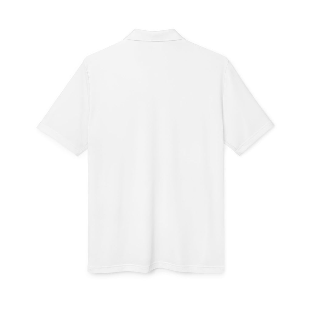 Performance Polo — Small 'RFP' Retro Flag Logo Chest