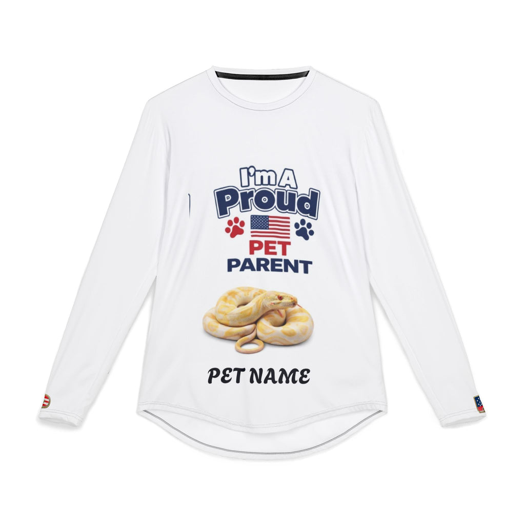 Proud Pet Parent Long Sleeve Shirt — Customizable Pet Name & Photo UV Protection