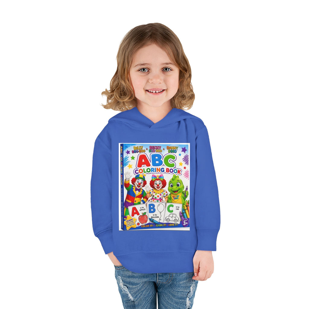 ABC Coloring Book Toddler Hoodie — Cute Educational Pullover for Kids