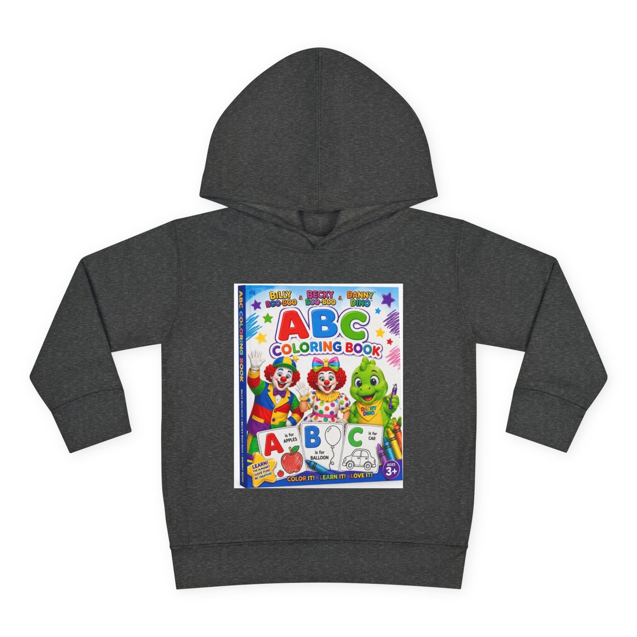 ABC Coloring Book Toddler Hoodie — Cute Educational Pullover for Kids