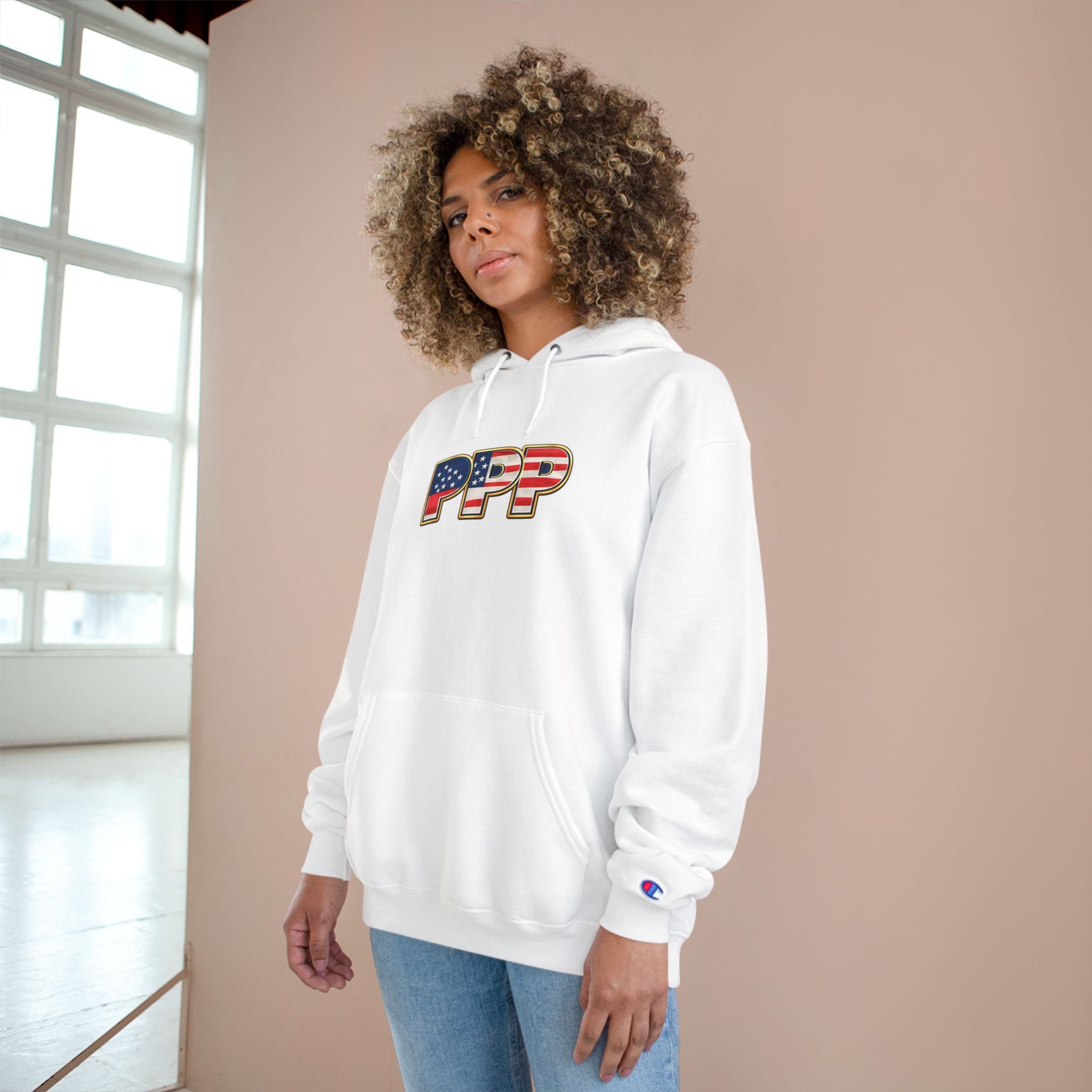 Horse Pet Parent Hoodie — “I’m A Proud Pet Parent” American Flag Logo