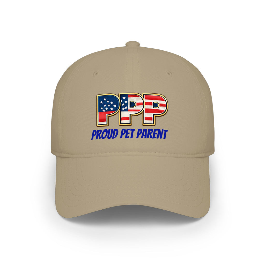 Proud Pet Parent (PPP) American Flag Low-Profile Baseball Cap