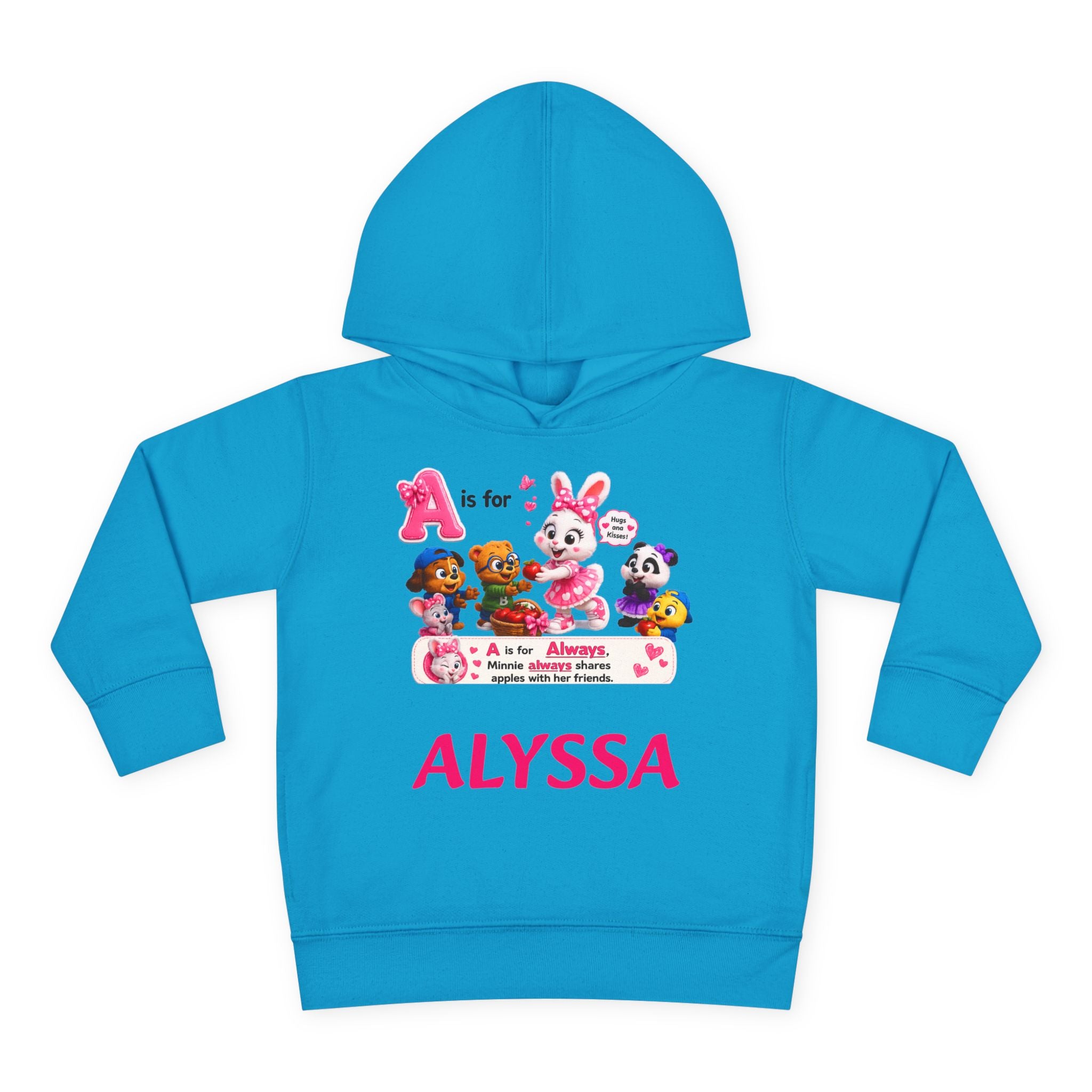Personalized Paw Patrol Toddler Hoodie – "A is for Always" Name Sweatshirt