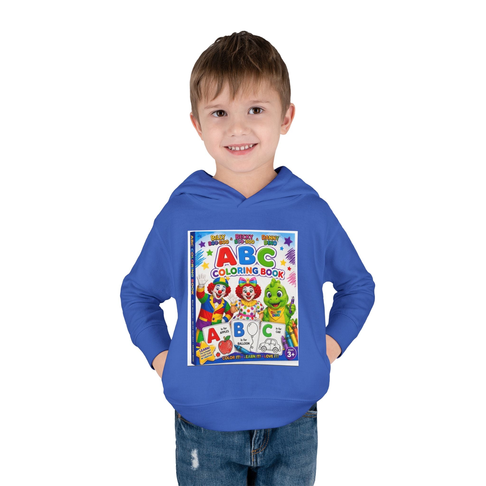 ABC Coloring Book Toddler Hoodie — Cute Educational Pullover for Kids