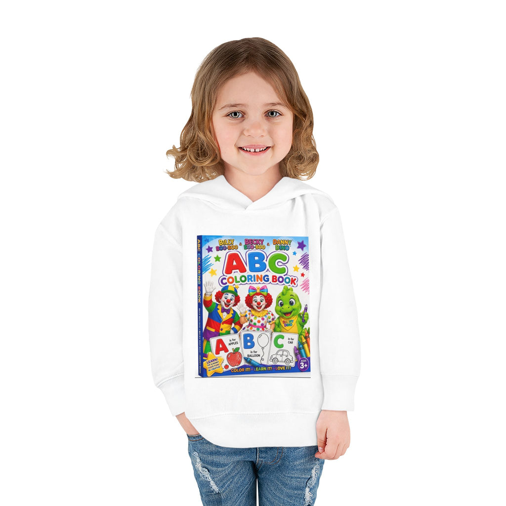 ABC Coloring Book Toddler Hoodie — Cute Educational Pullover for Kids