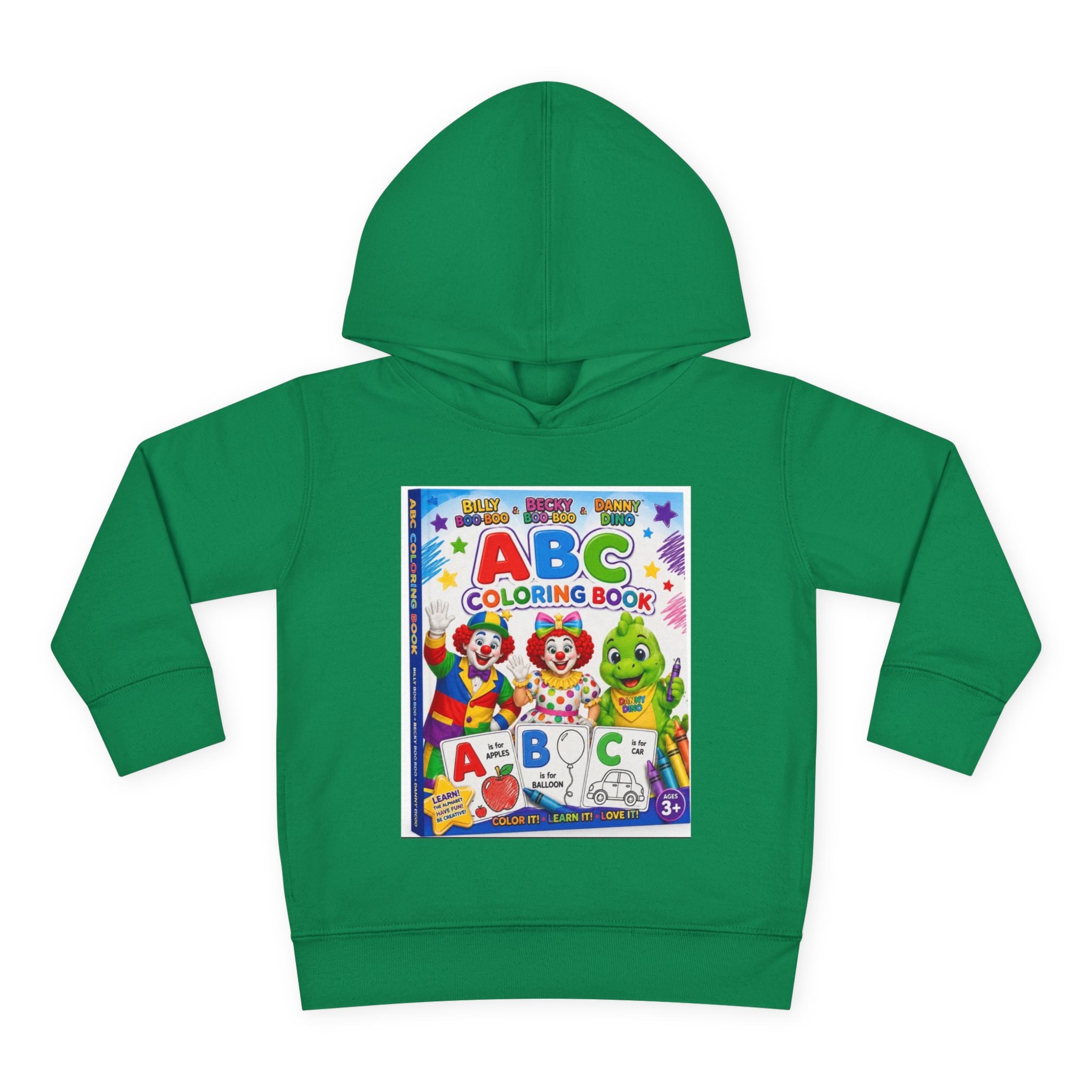 ABC Coloring Book Toddler Hoodie — Cute Educational Pullover for Kids