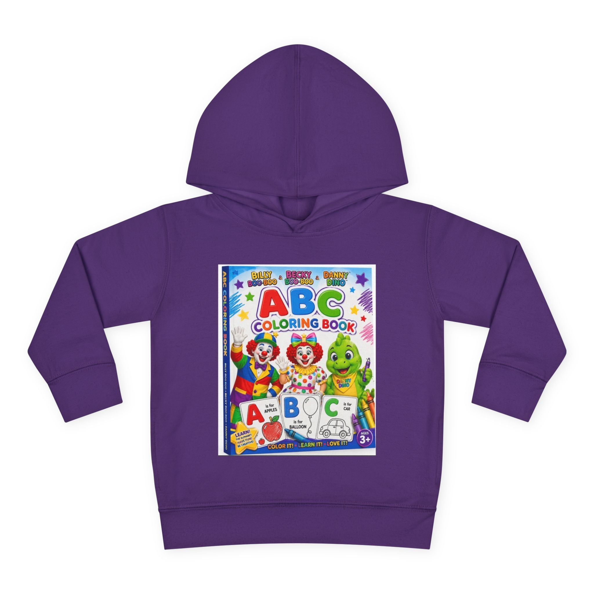 ABC Coloring Book Toddler Hoodie — Cute Educational Pullover for Kids