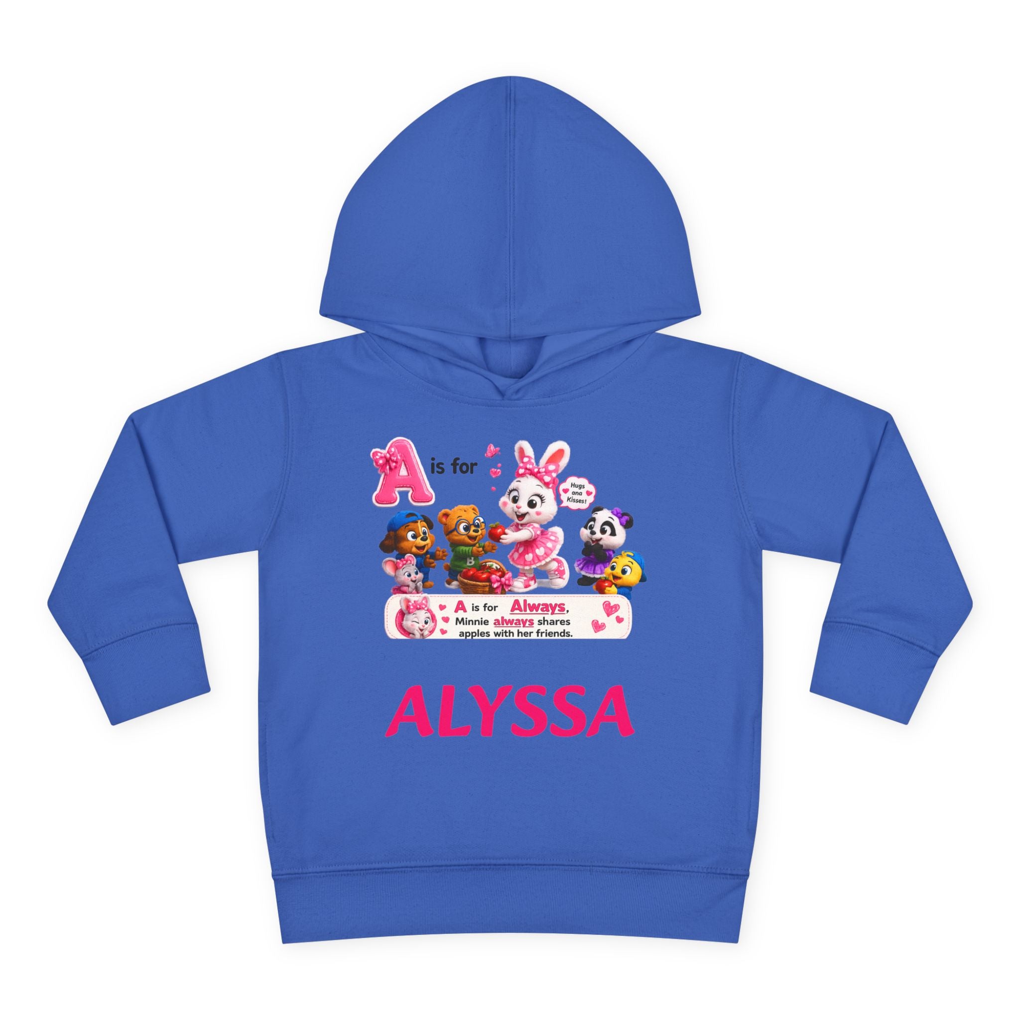 Personalized Paw Patrol Toddler Hoodie – "A is for Always" Name Sweatshirt