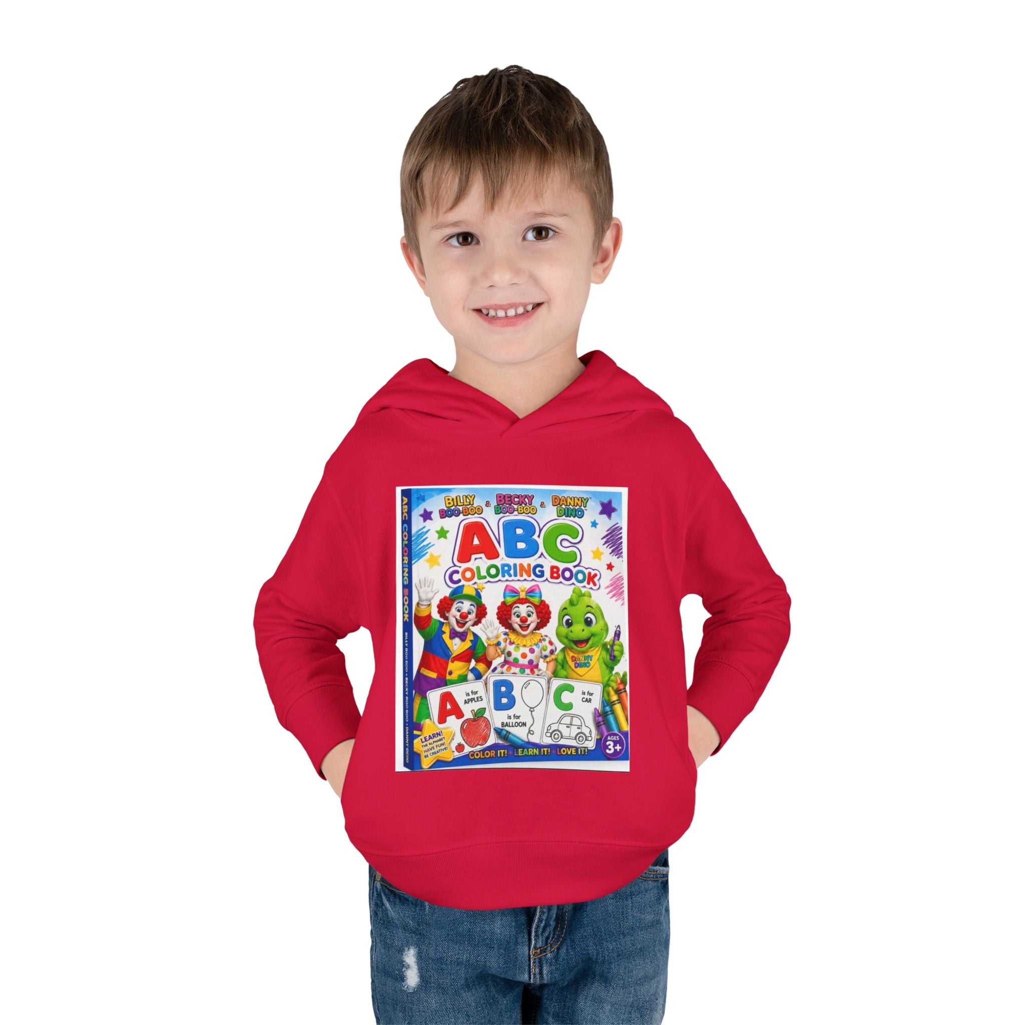 ABC Coloring Book Toddler Hoodie — Cute Educational Pullover for Kids