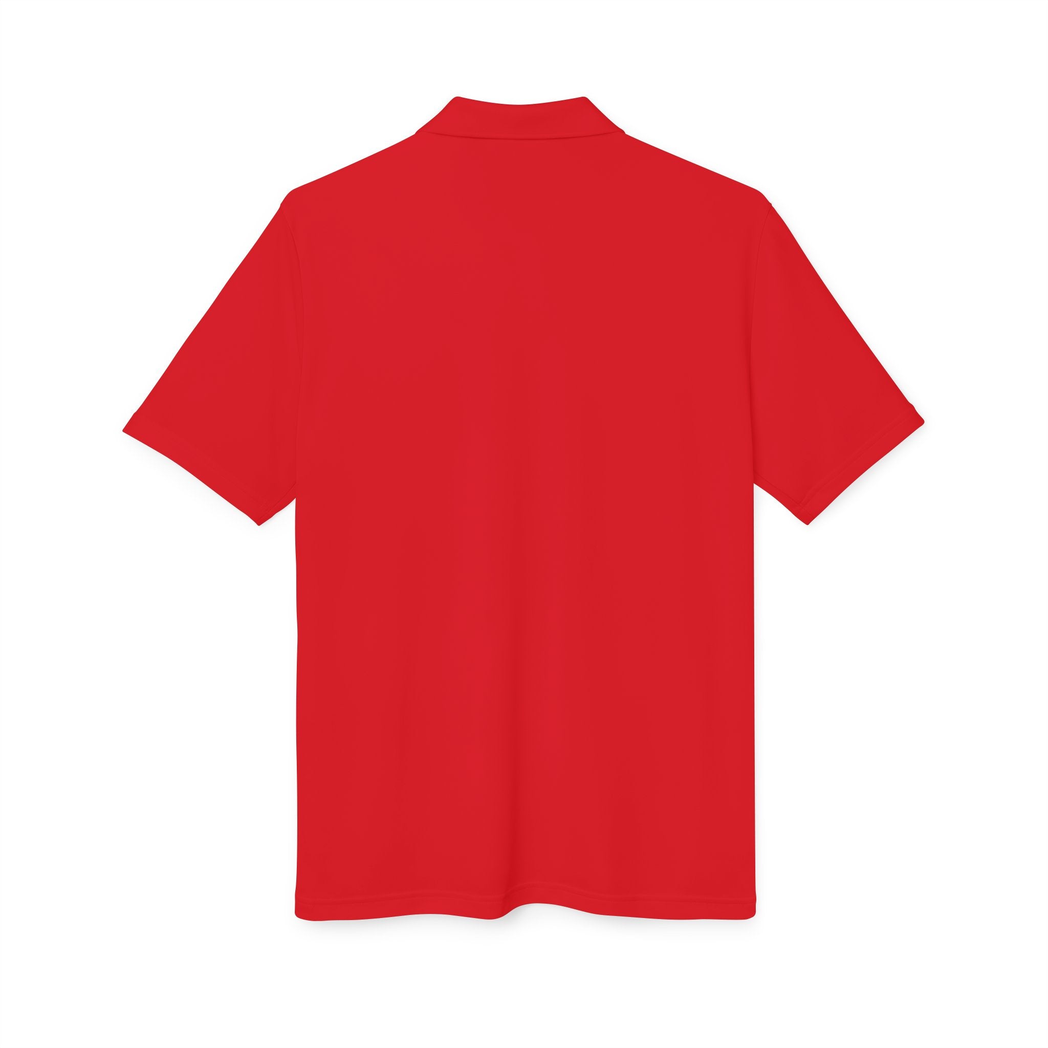 Performance Polo — Small 'RFP' Retro Flag Logo Chest