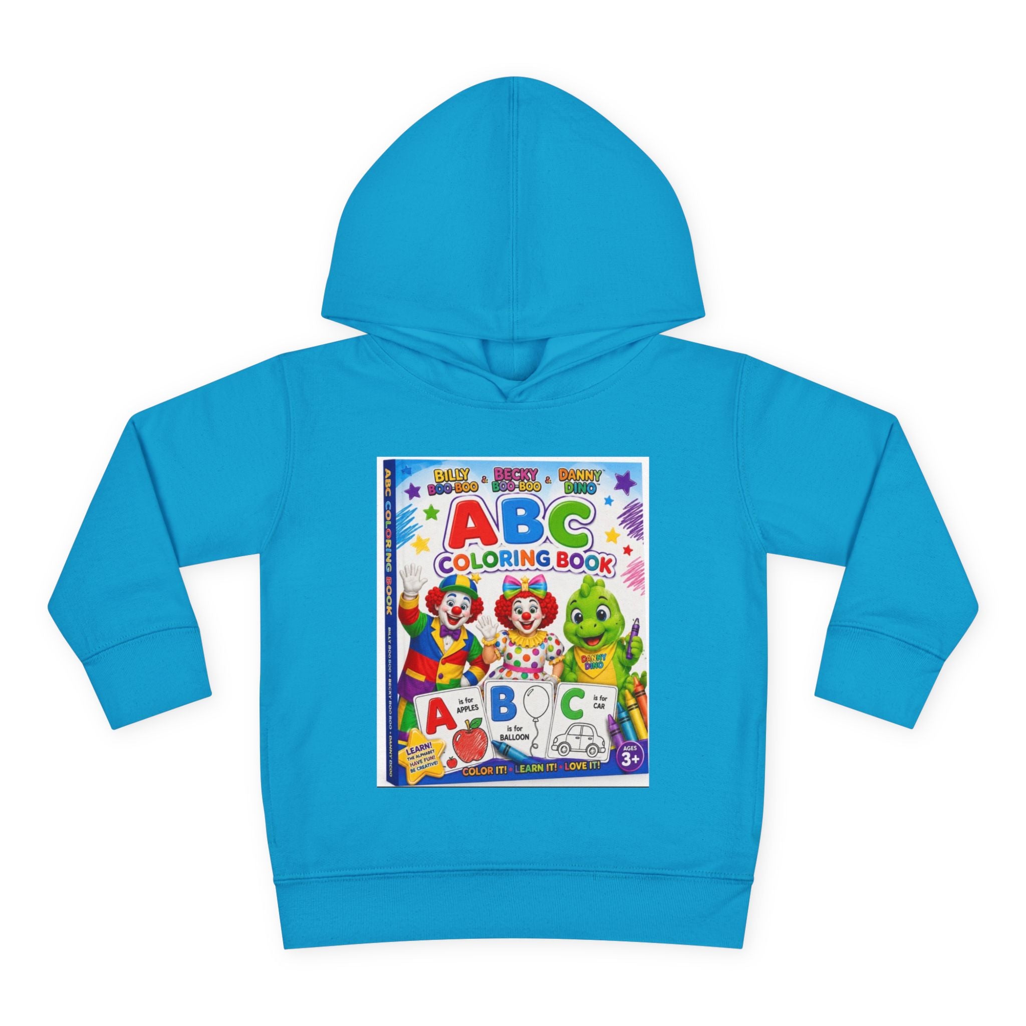 ABC Coloring Book Toddler Hoodie — Cute Educational Pullover for Kids