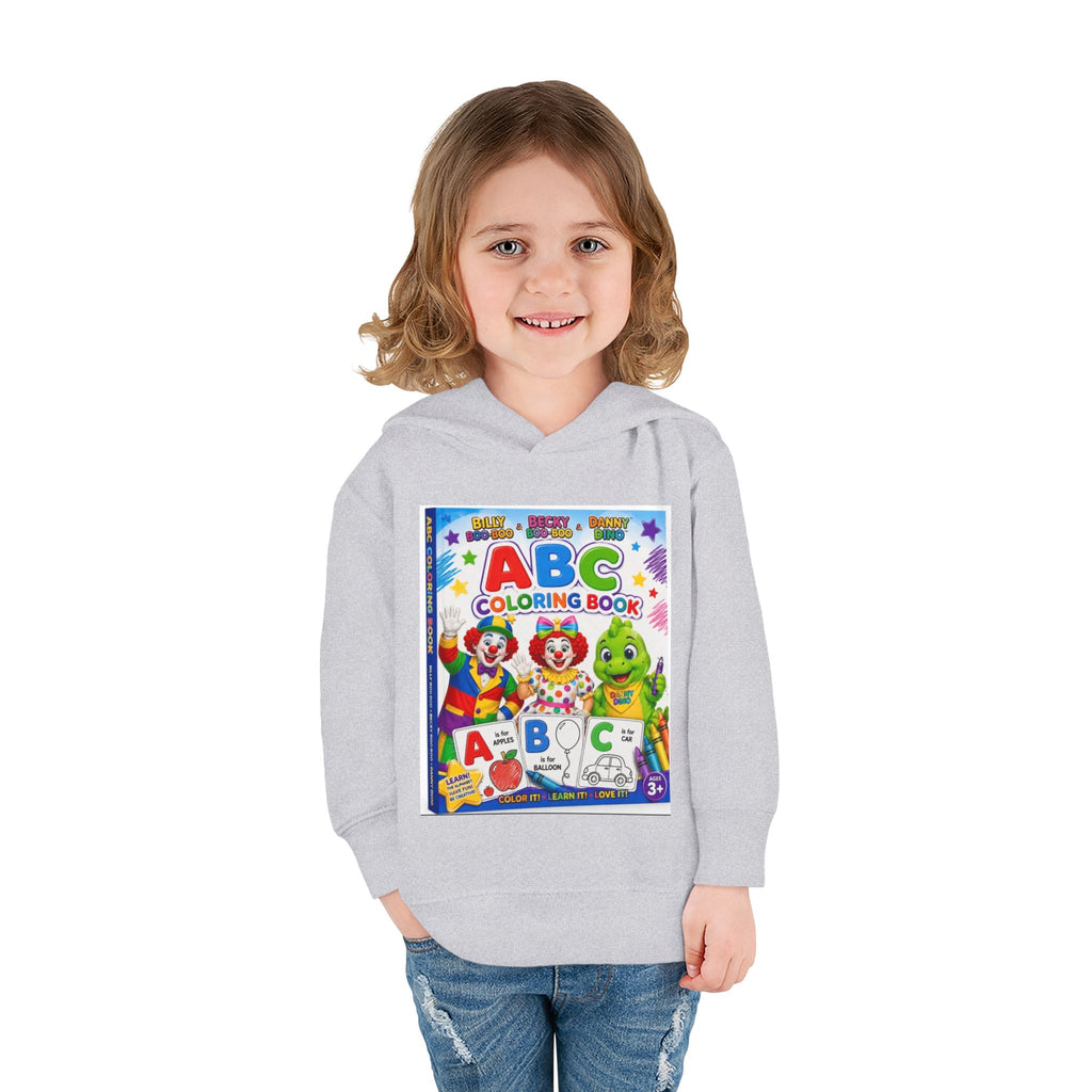 ABC Coloring Book Toddler Hoodie — Cute Educational Pullover for Kids