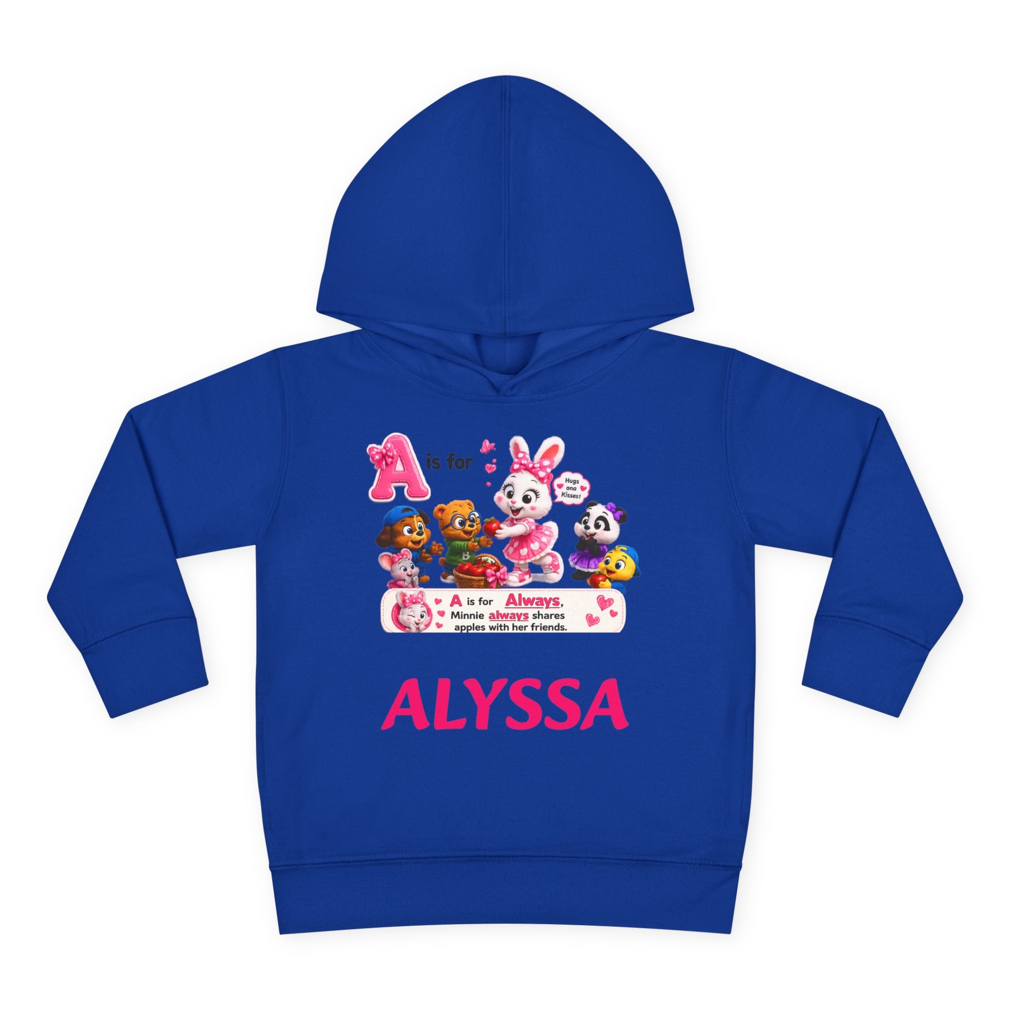 Personalized Paw Patrol Toddler Hoodie – "A is for Always" Name Sweatshirt
