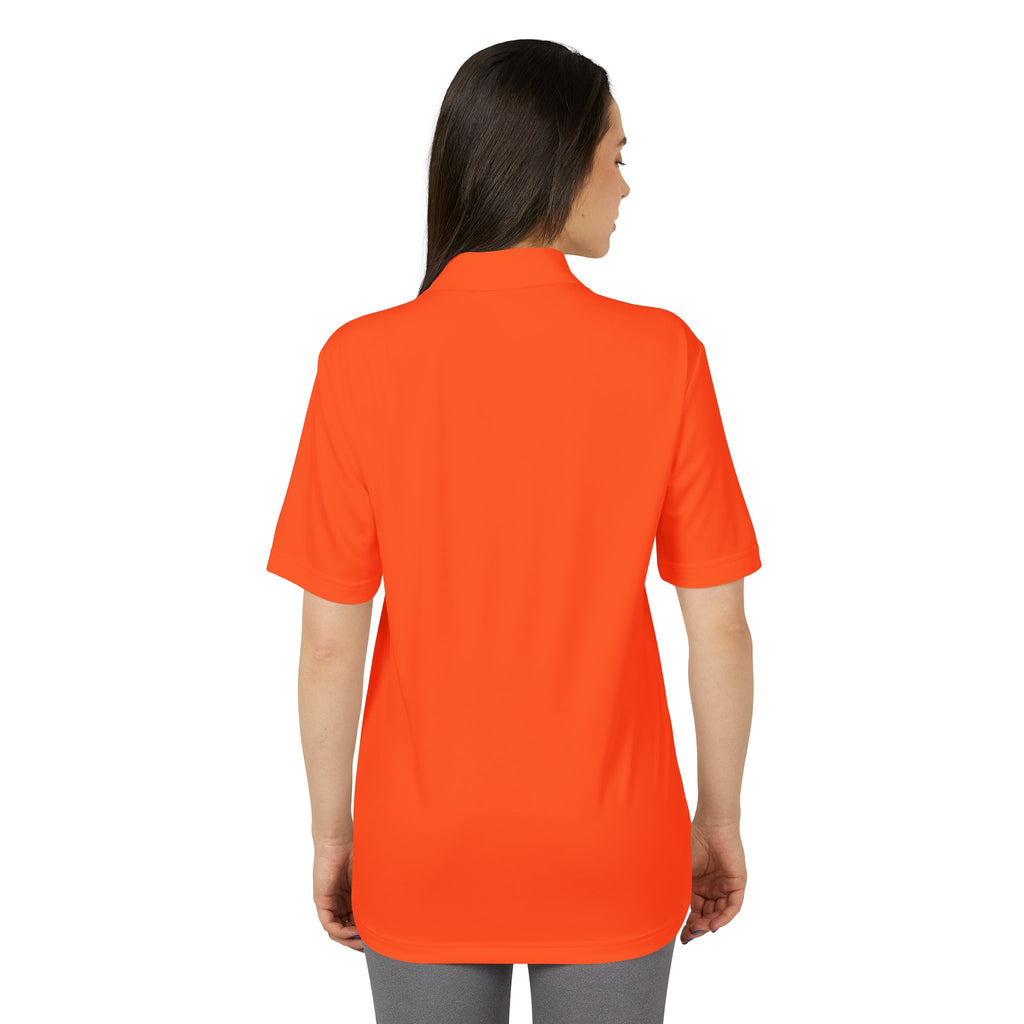 Performance Polo — Small 'RFP' Retro Flag Logo Chest