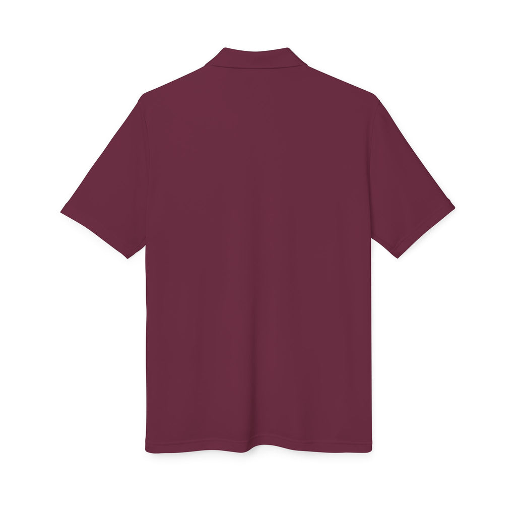 Performance Polo — Small 'RFP' Retro Flag Logo Chest