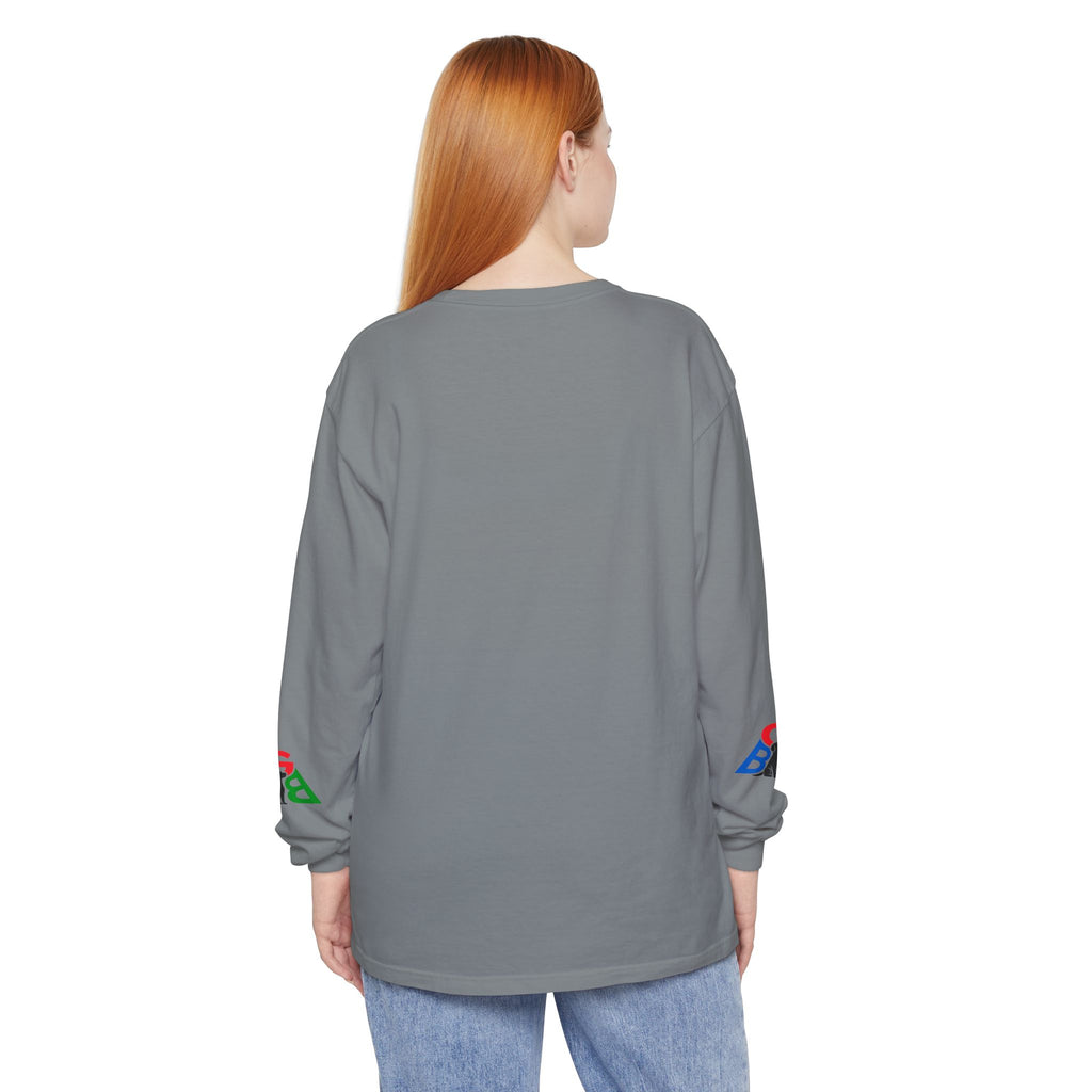 Motivational Long Sleeve Tee — “Diagnosis Without Action Becomes Curiosity” Graphic