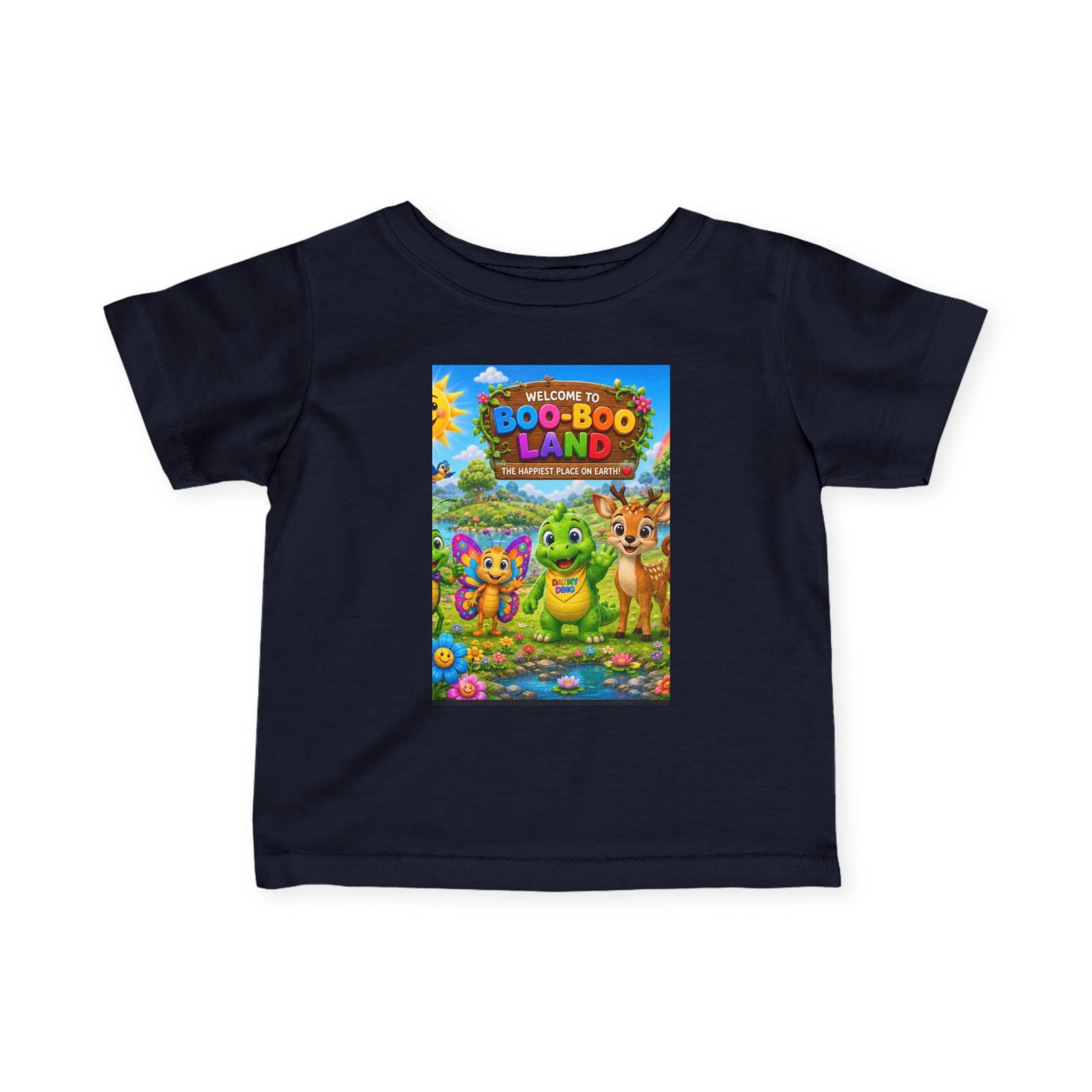 Boo-Boo Land Infant Tee — Cute Woodland Critter Baby Shirt
