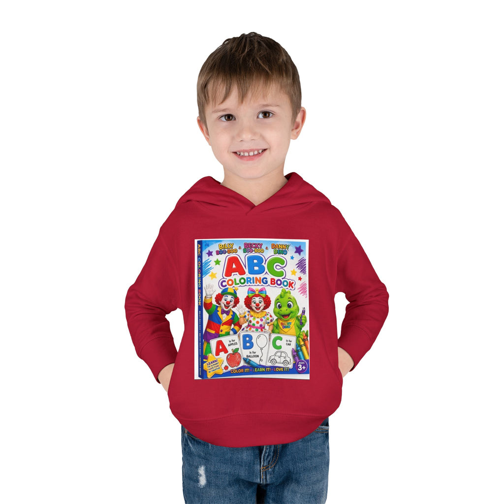 ABC Coloring Book Toddler Hoodie — Cute Educational Pullover for Kids