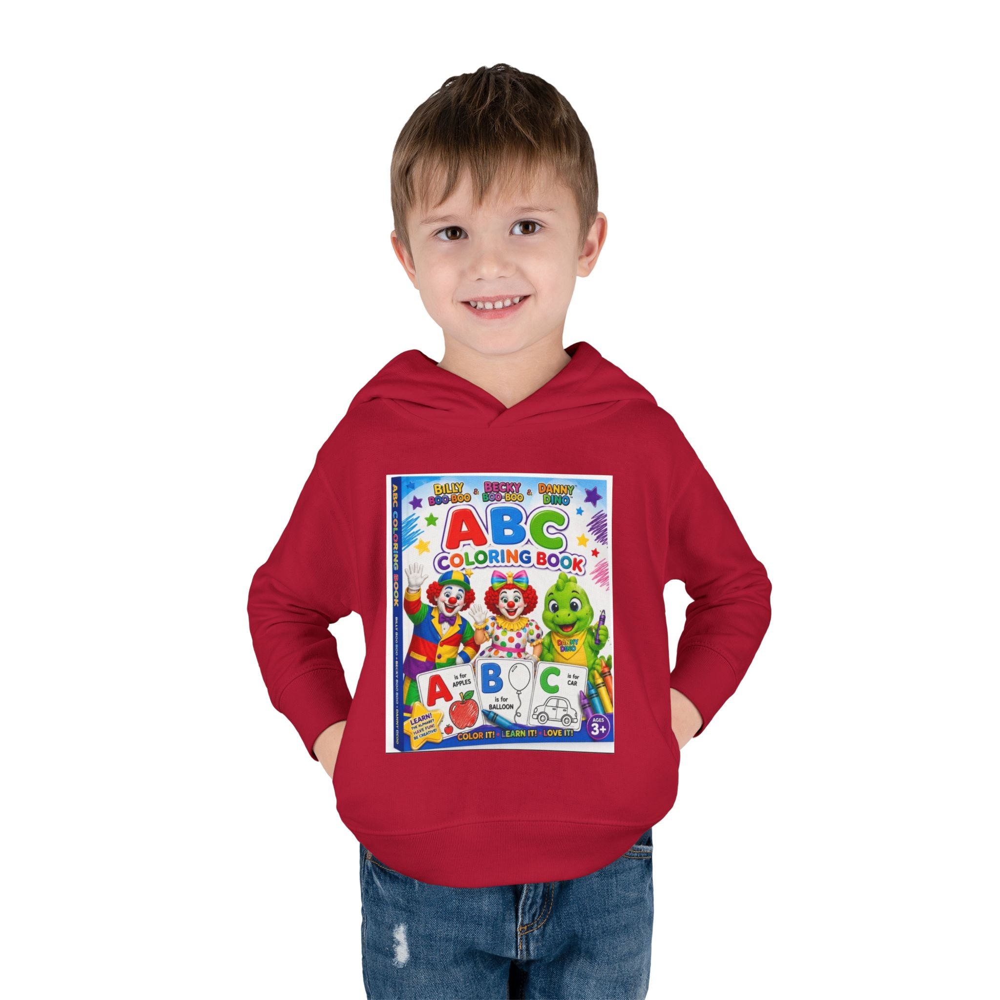 ABC Coloring Book Toddler Hoodie — Cute Educational Pullover for Kids