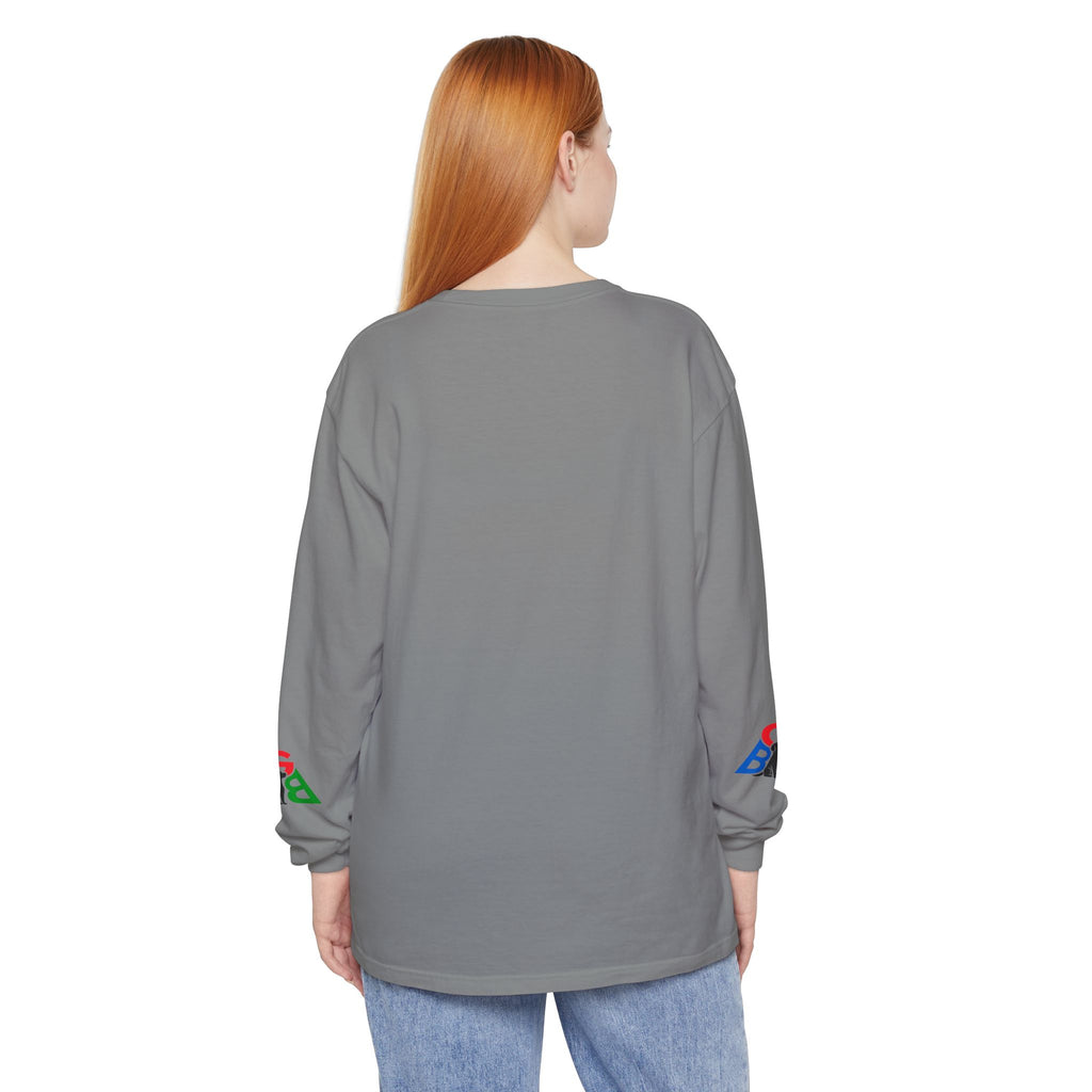 Motivational Long Sleeve Tee — “Diagnosis Without Action Becomes Curiosity” Graphic