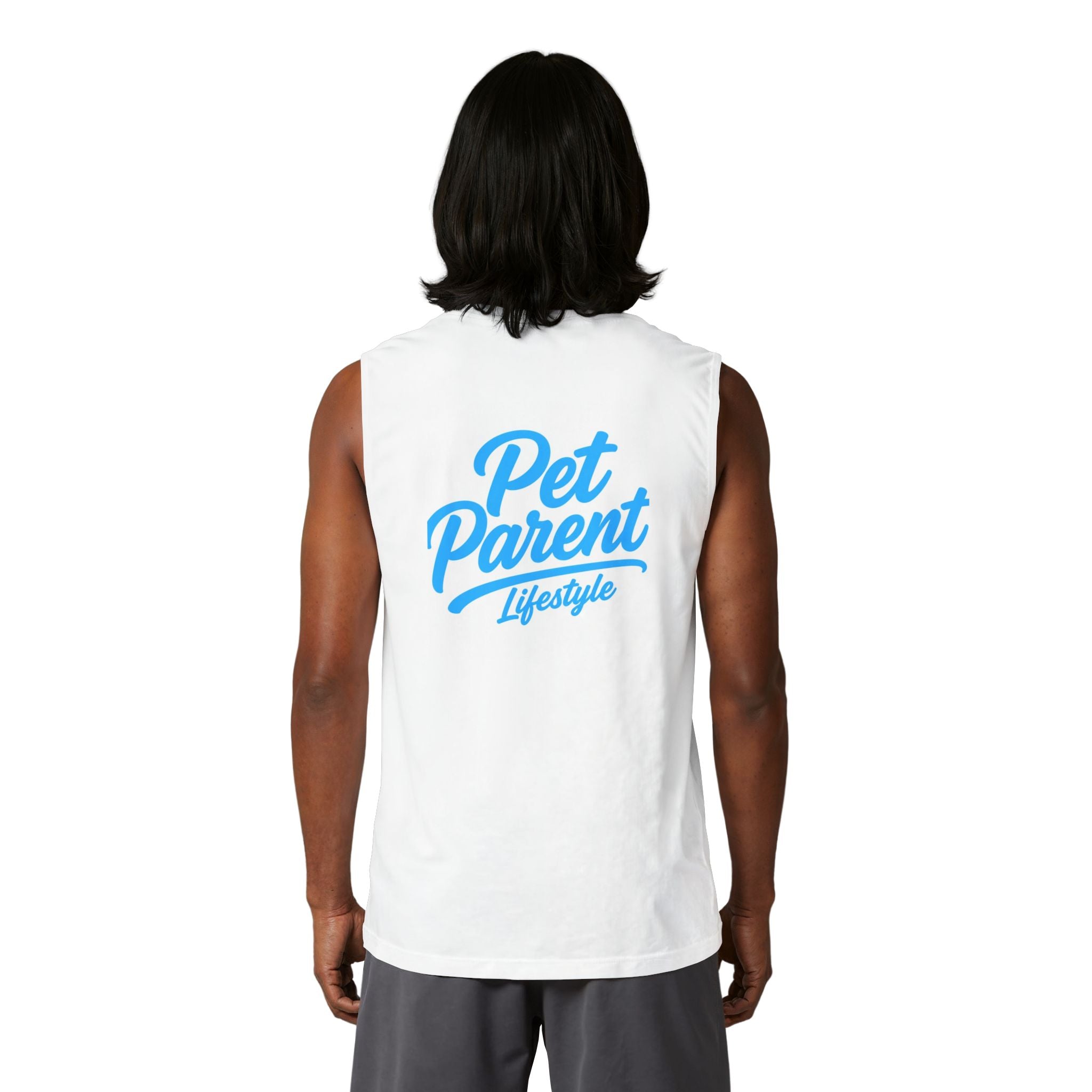 Pet Parent Lifestyle Muscle Tank – Graphic Back Print