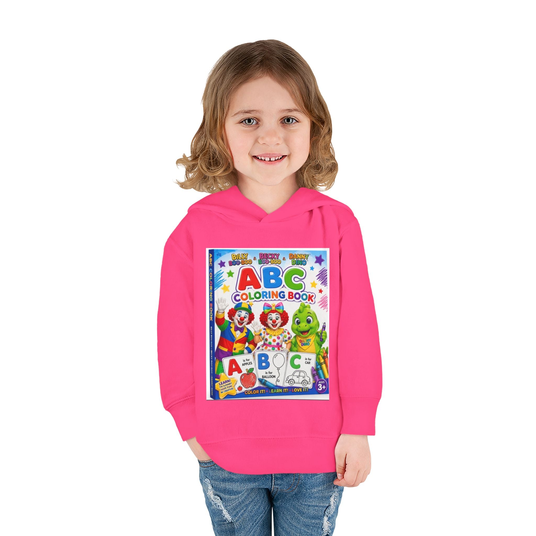 ABC Coloring Book Toddler Hoodie — Cute Educational Pullover for Kids