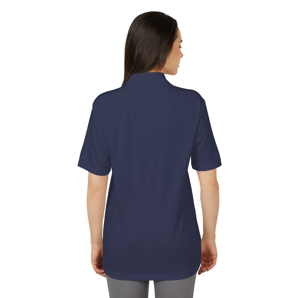 Performance Polo — Small 'RFP' Retro Flag Logo Chest