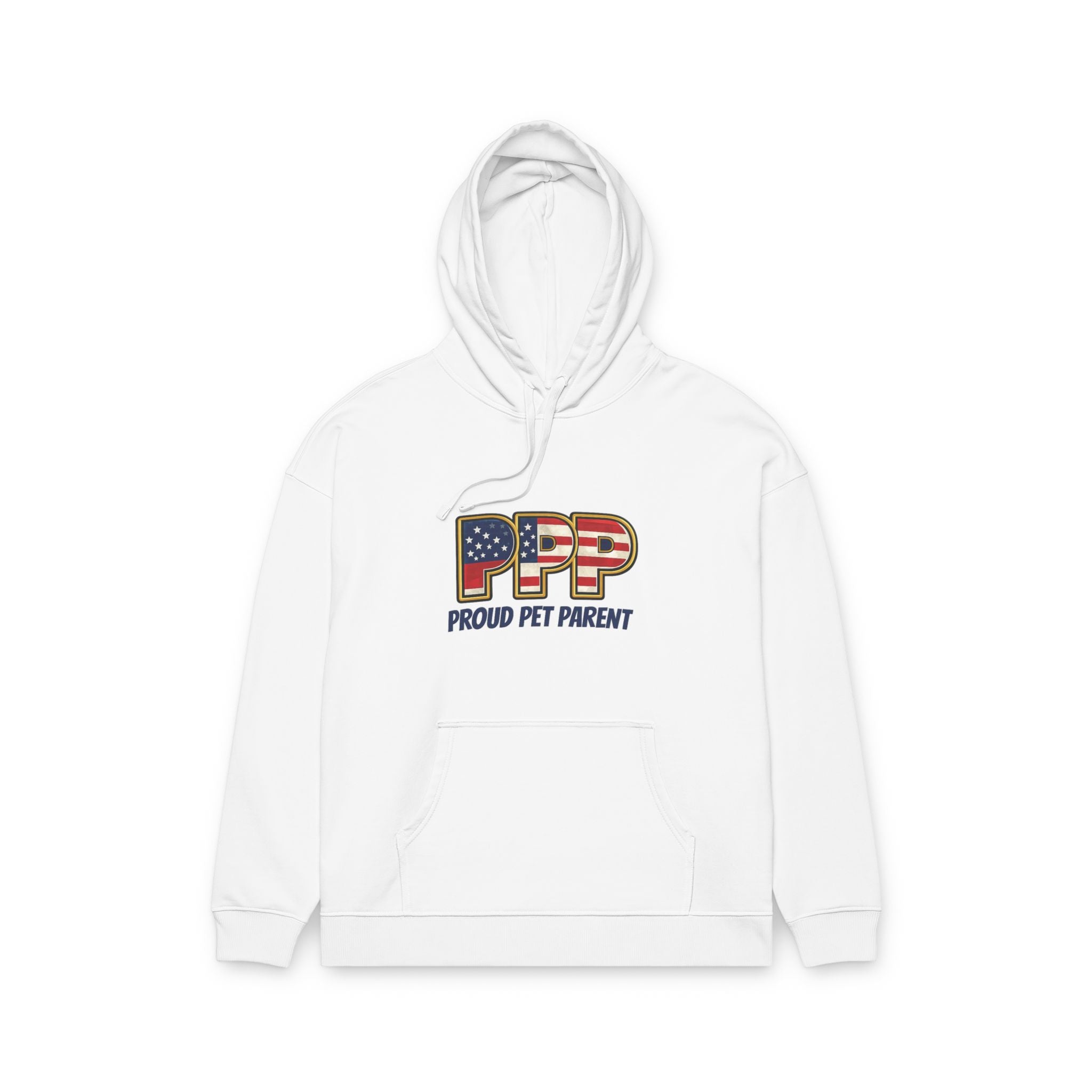 Proud Pet Parent Hoodie — Patriotic PFP American Flag Design