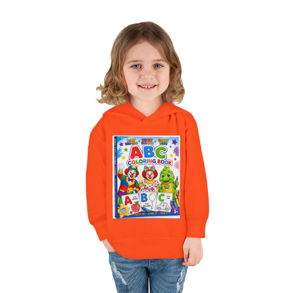 ABC Coloring Book Toddler Hoodie — Cute Educational Pullover for Kids