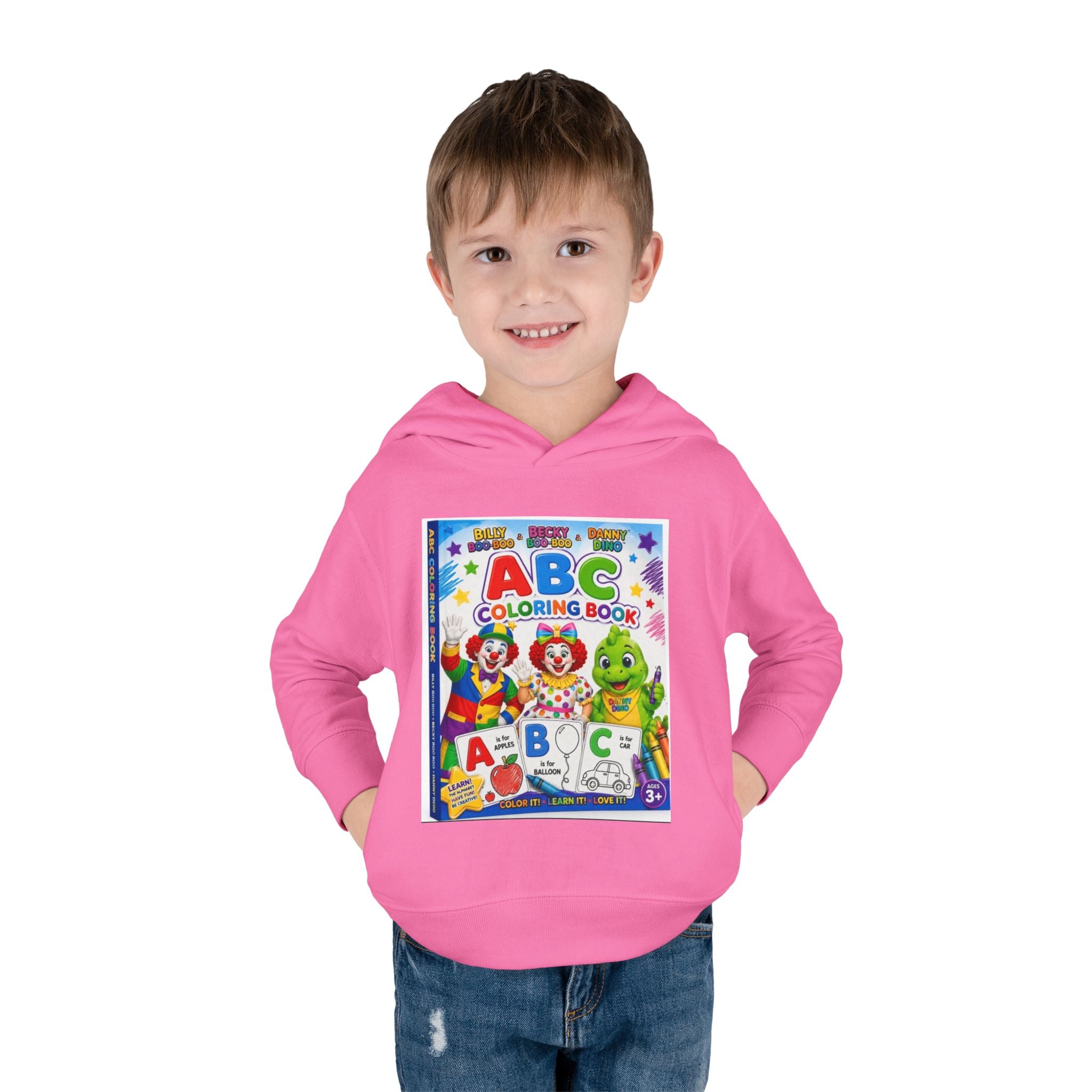 ABC Coloring Book Toddler Hoodie — Cute Educational Pullover for Kids