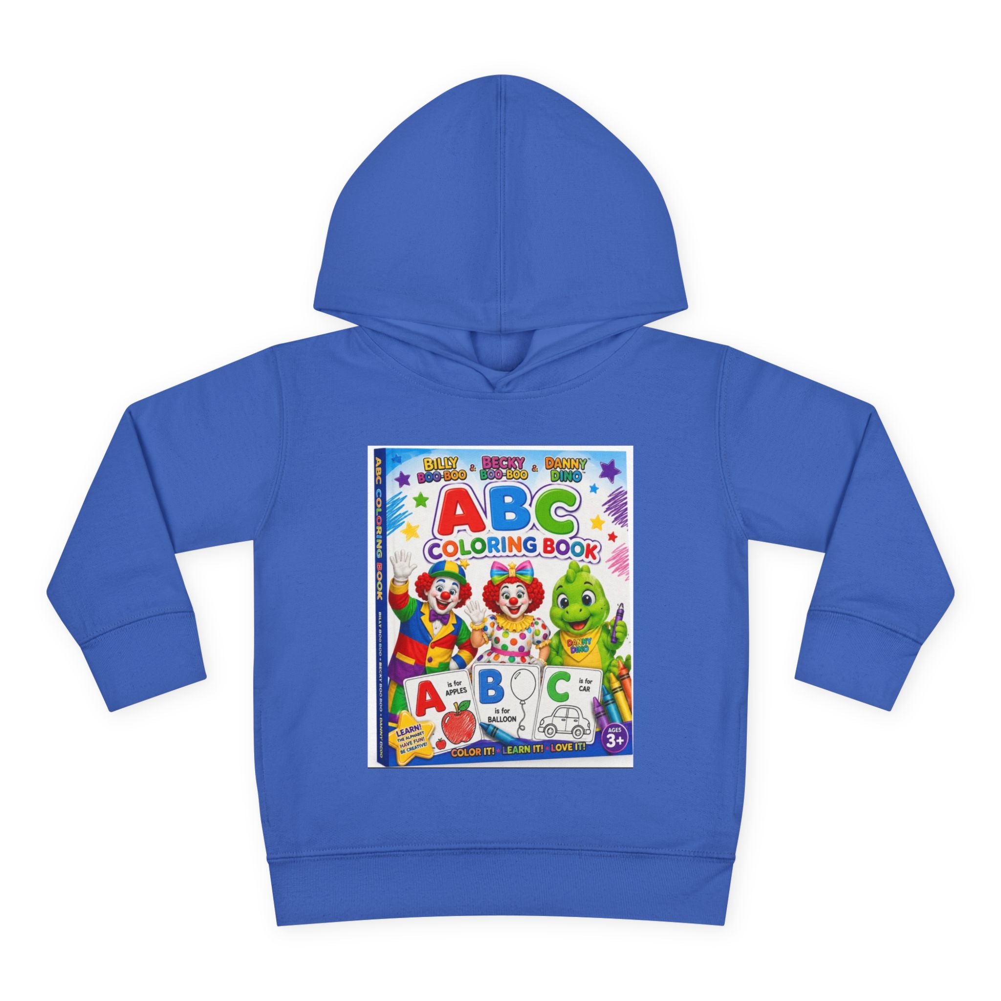 ABC Coloring Book Toddler Hoodie — Cute Educational Pullover for Kids