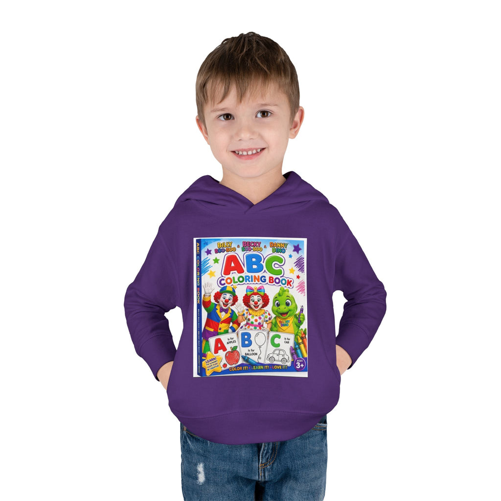 ABC Coloring Book Toddler Hoodie — Cute Educational Pullover for Kids