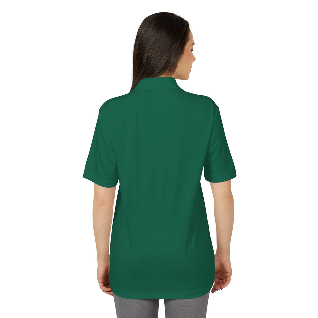Performance Polo — Small 'RFP' Retro Flag Logo Chest