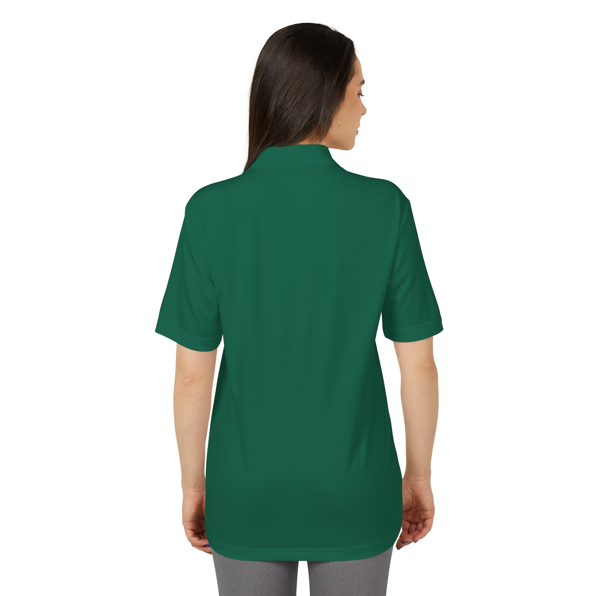 Performance Polo — Small 'RFP' Retro Flag Logo Chest