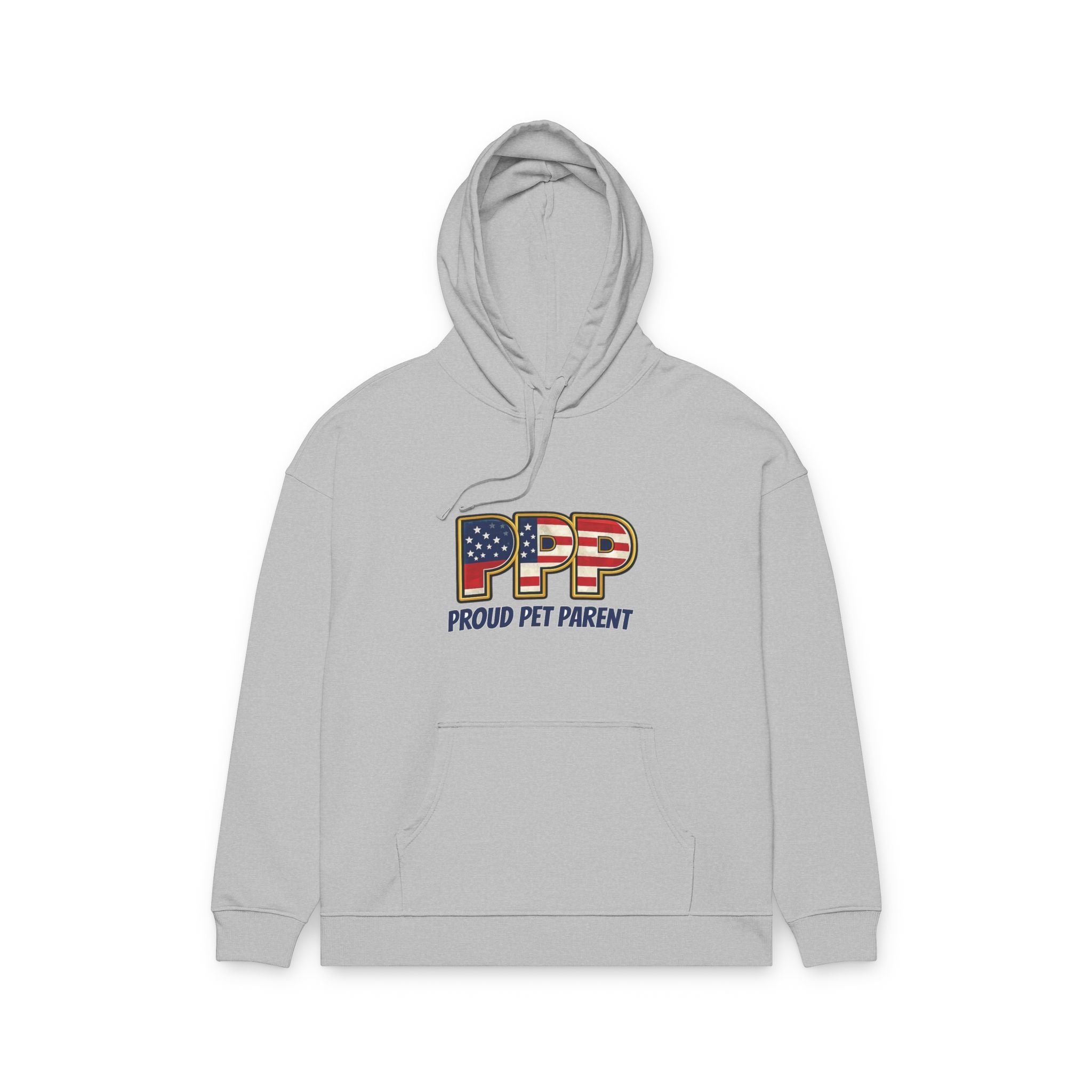 Proud Pet Parent Hoodie — Patriotic PFP American Flag Design